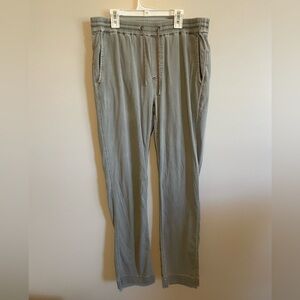 Men's Faherty Gray Casual Pants with Drawstring
